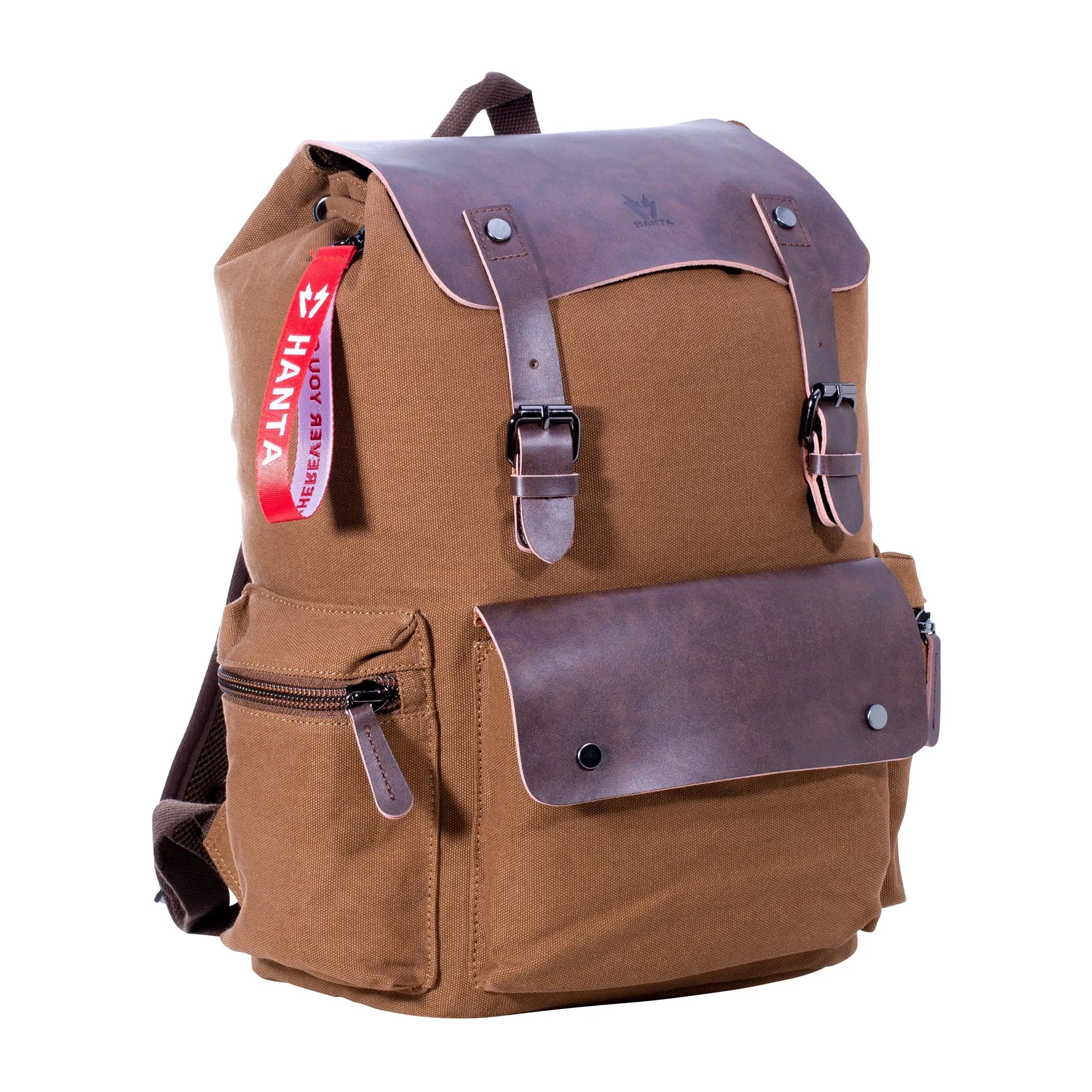 Hanta Nature Rucksack Canvas 25 L braun