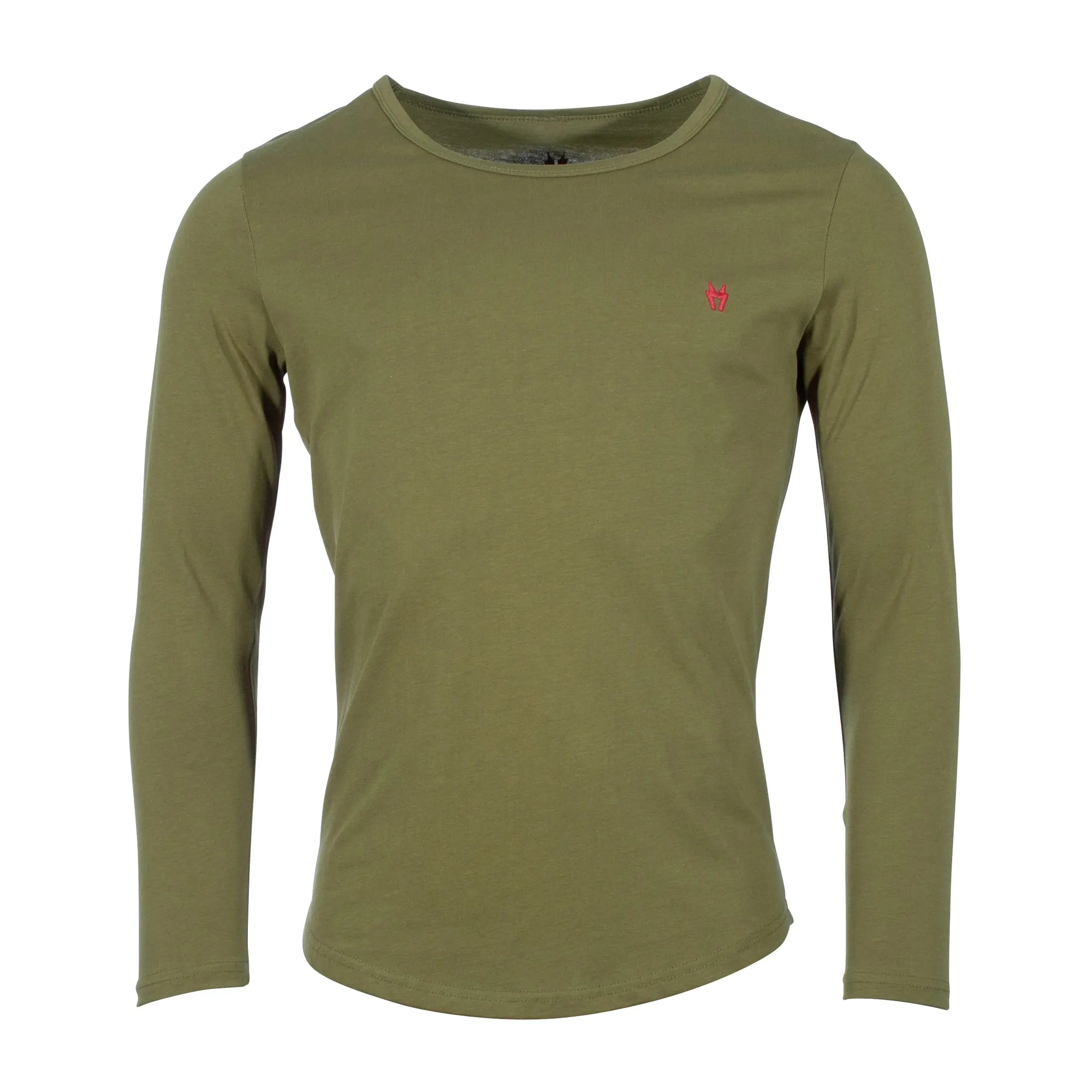 Hanta Sweatshirt Classic mit U-Boot Ausschnitt oliv