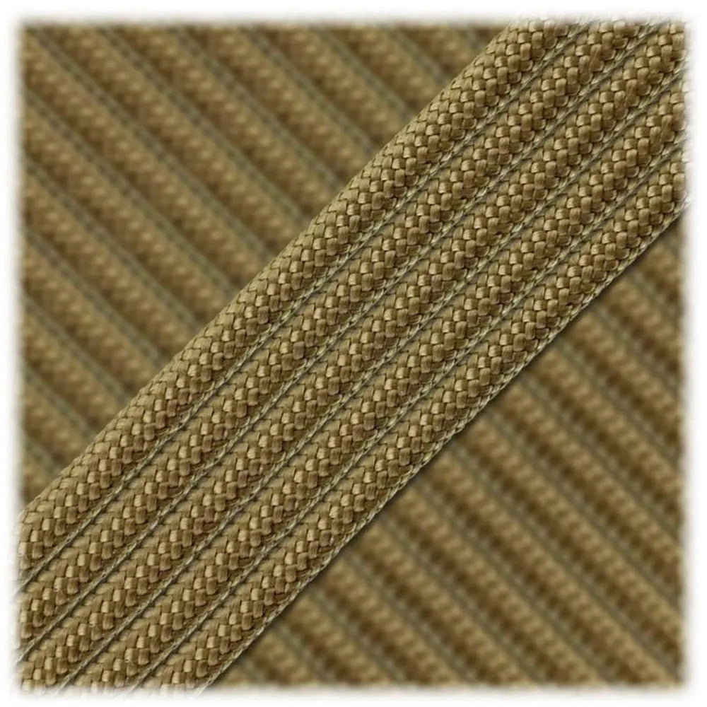 EDCX Fallschirmleine Typ III 550lb Nylon 100 m coyote braun