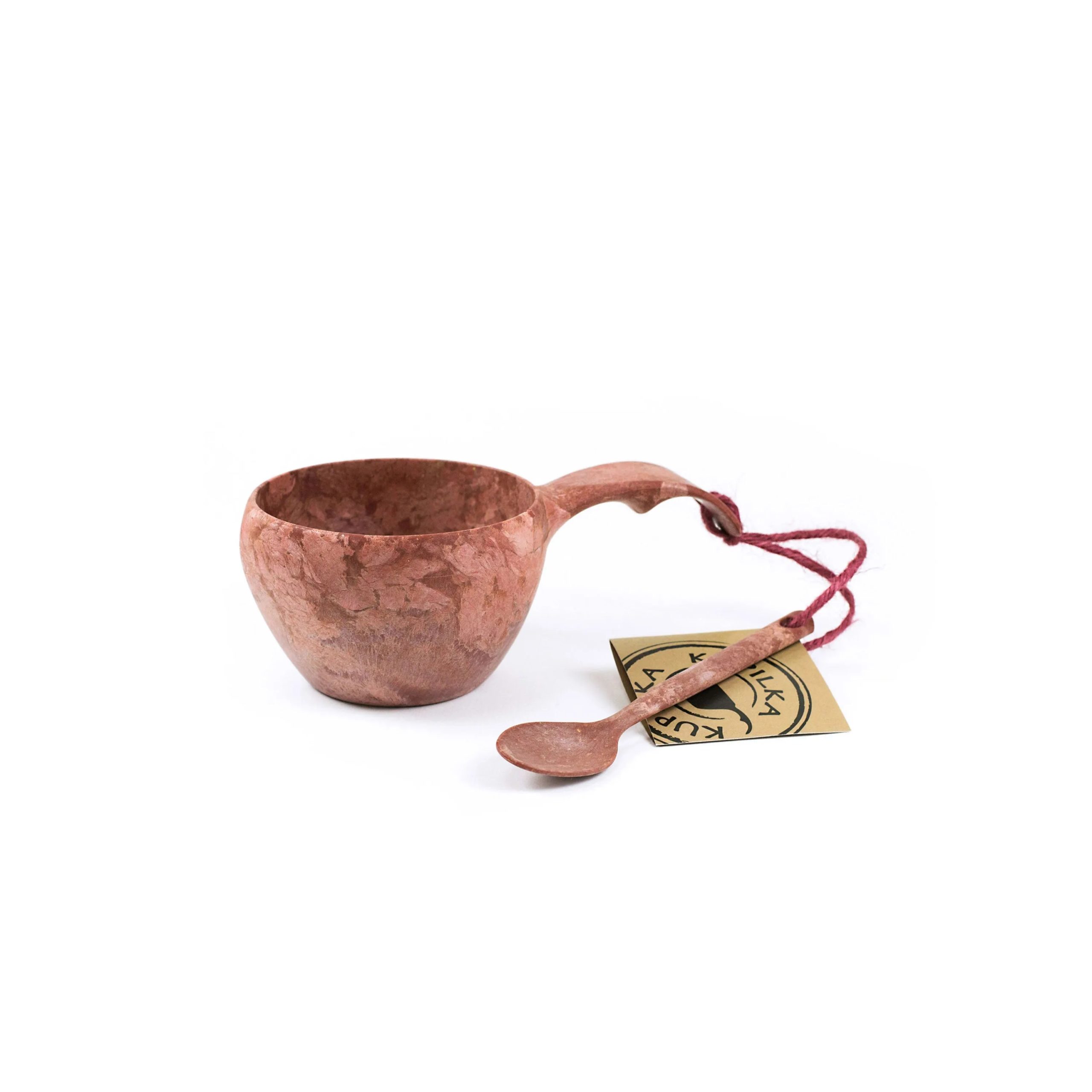 Kupilka Trinkbehälter Classic mit Teelöffel 210 ml rot