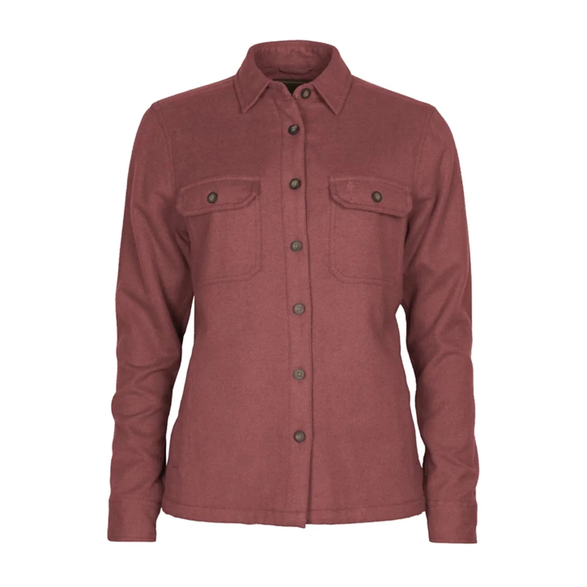 Pinewood Langarmhemd Värnamo rusty pink melange Frauen