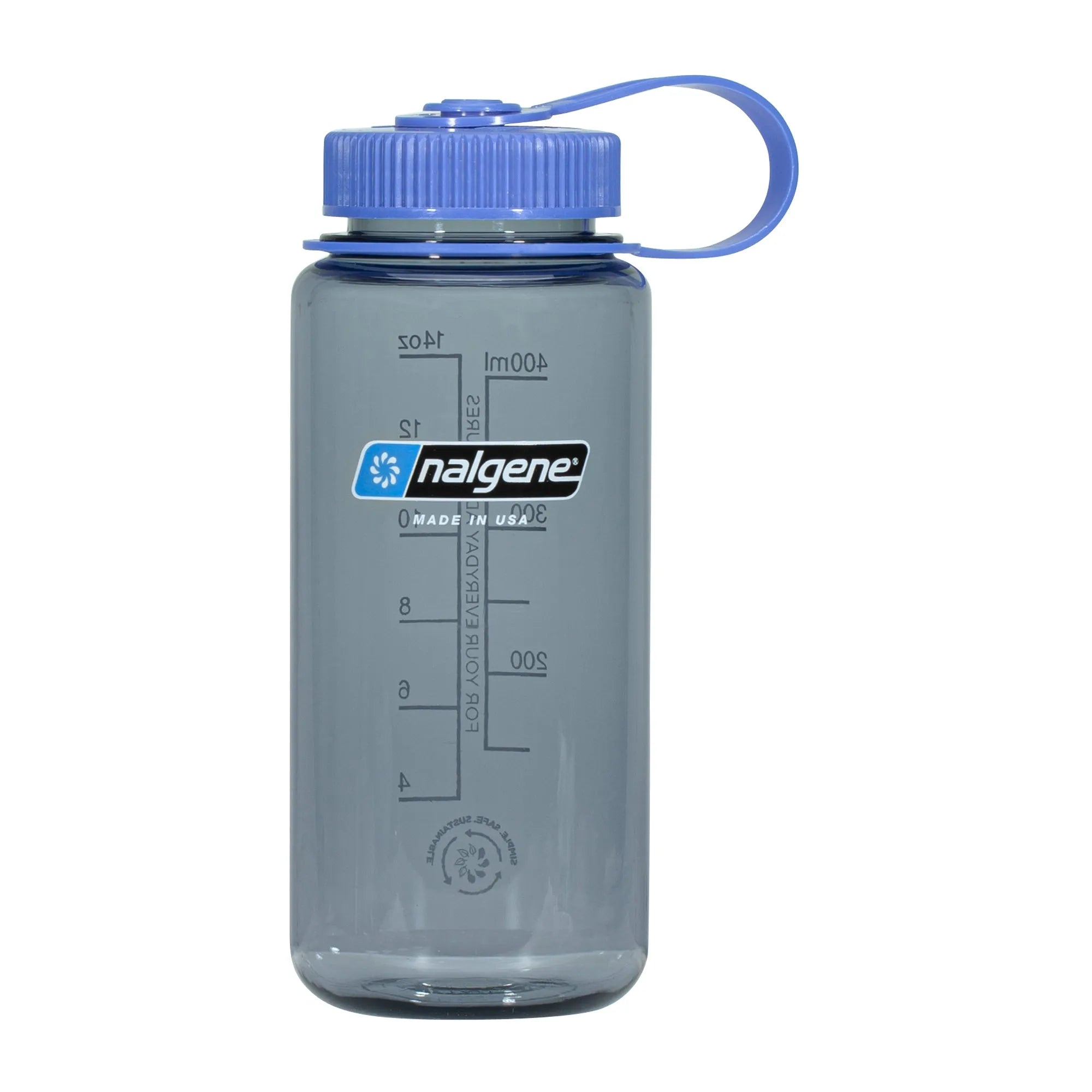 Nalgene Trinkflasche Weithals Sustain 500 ml grau