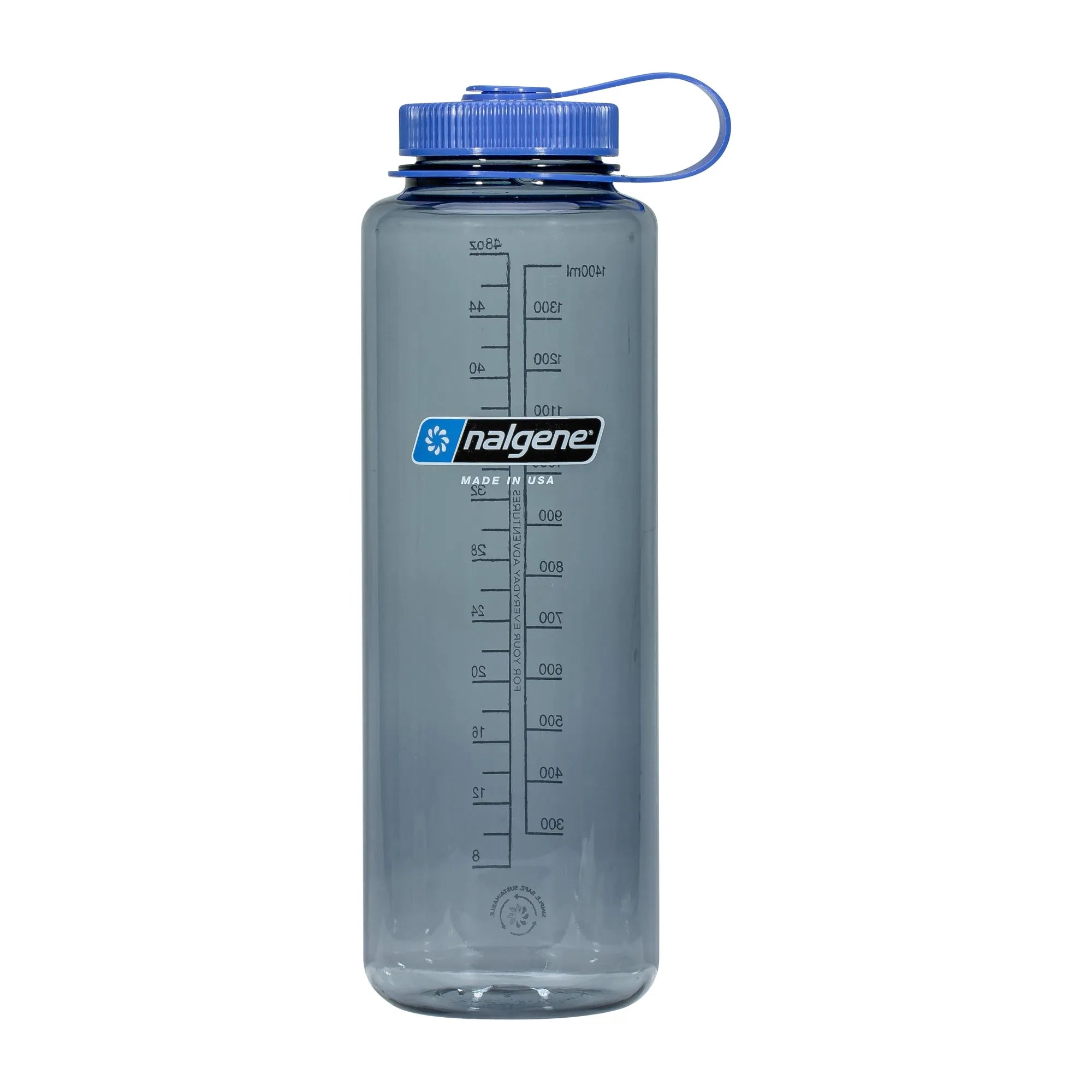 Nalgene Trinkflasche Weithals Silo Sustain 1.5 L grau
